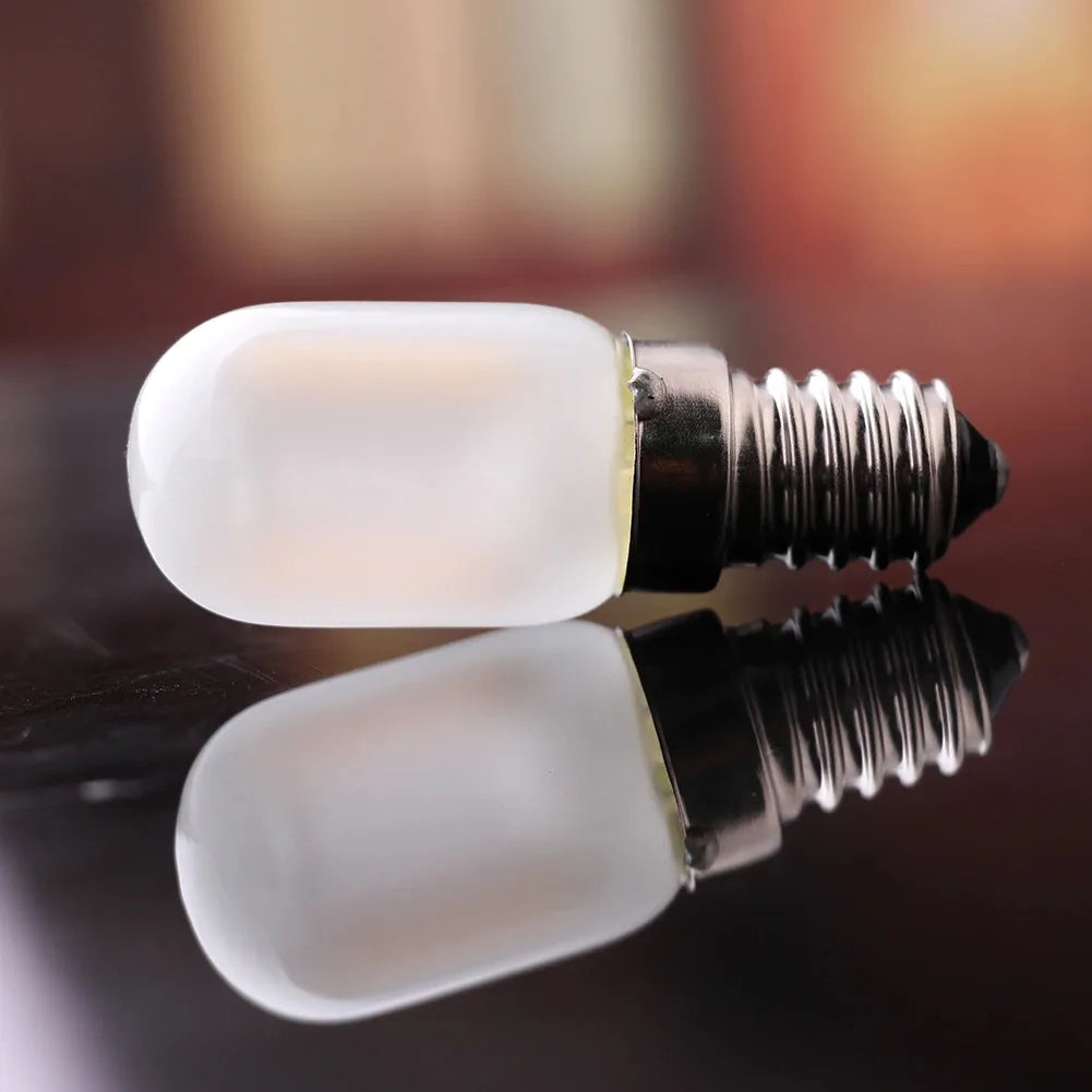لمبة أنبوبية LED متوهجة من ديكور بايتس™، أبيض دافئ 2700 كلفن، زجاج بلوري T22 220 فولت مصباح إديسون