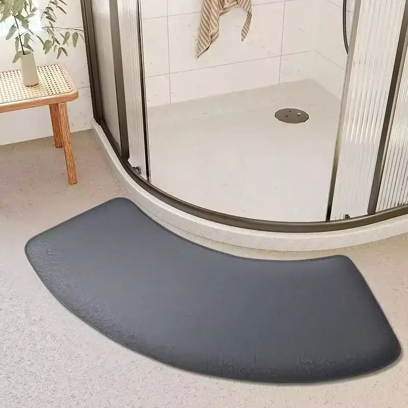 Absorbent Bathroom Door Mat Velvet