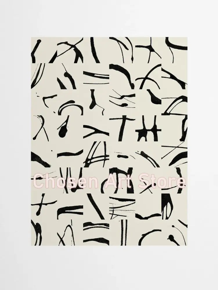 Abstract Canvas Poster Prints Set