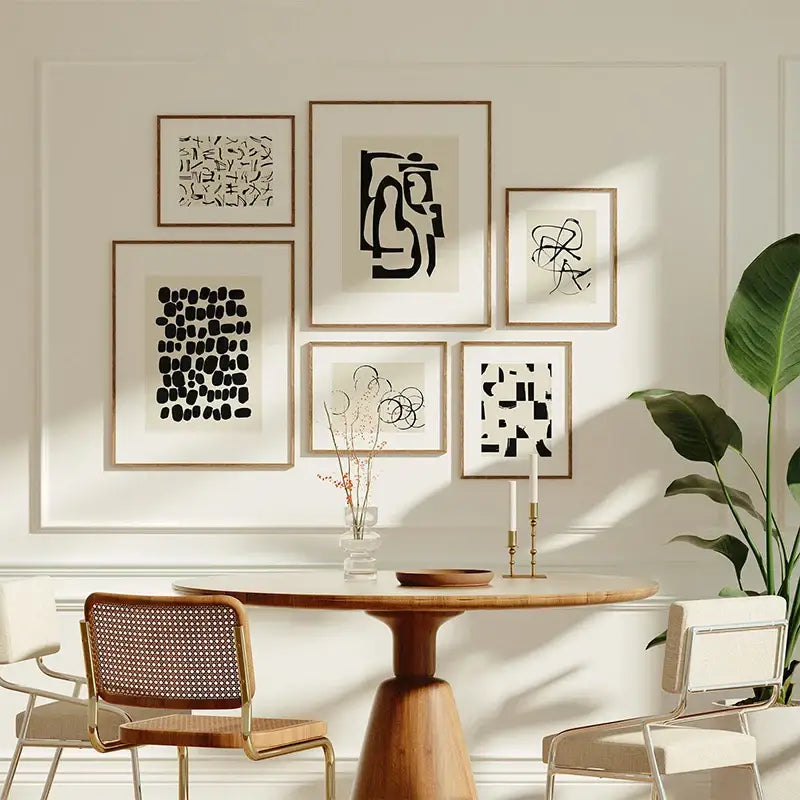 Abstract Canvas Poster Prints Set