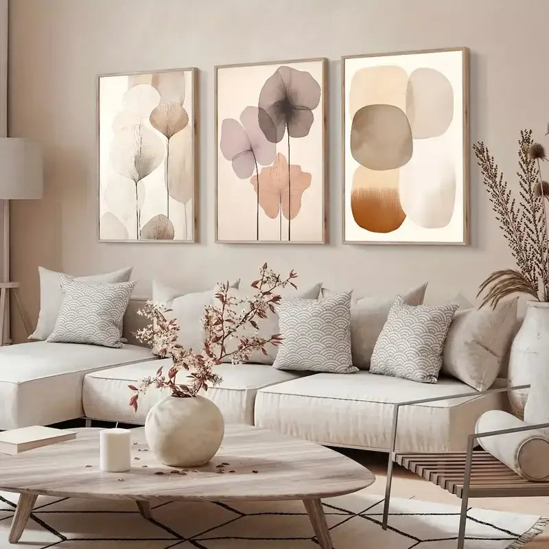 Abstract Flower Canvas Wall Art