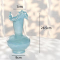 Abstract irregular white ceramic shell vase living room decor