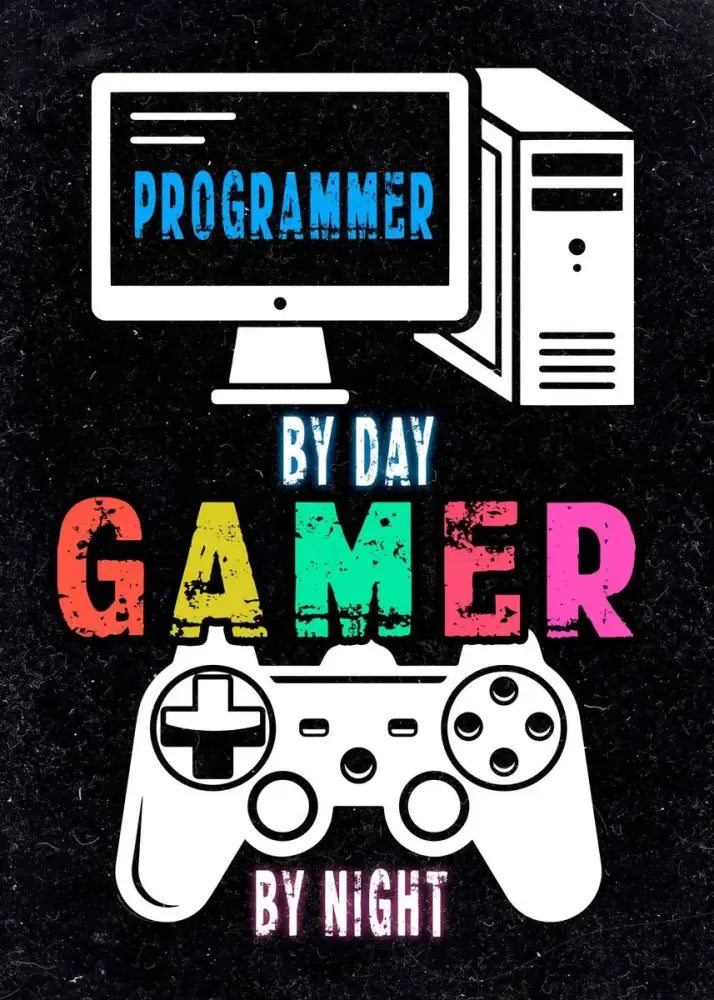 Abstract Programmer Gamer Canvas Art