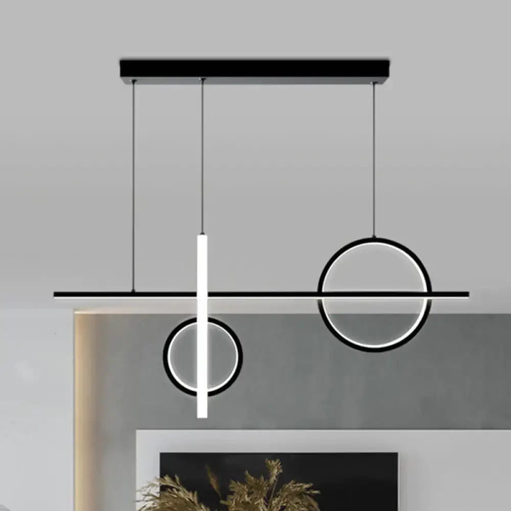 Acrylic Bike Pendant Lighting Nordic LED