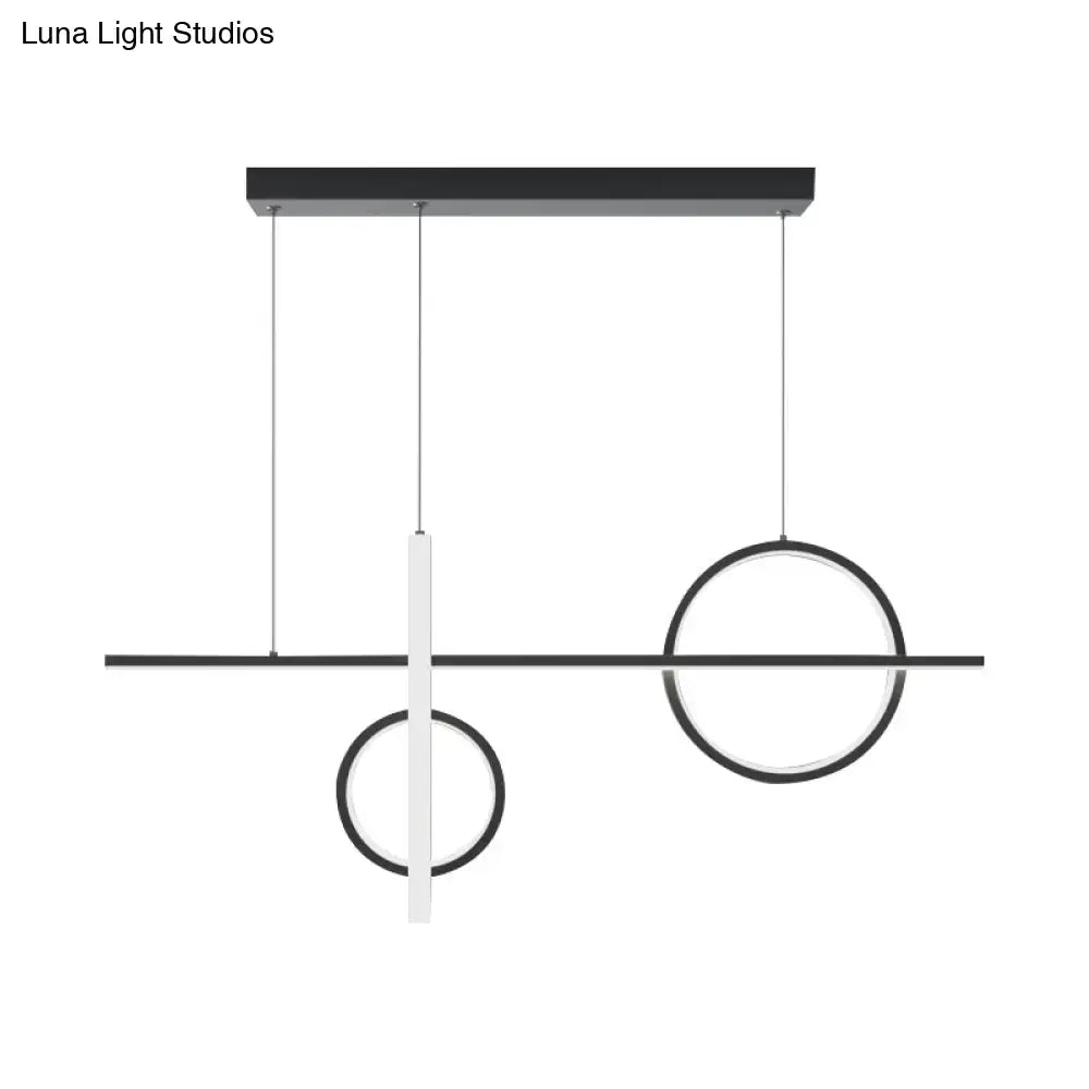 Acrylic Bike Pendant Lighting Nordic LED