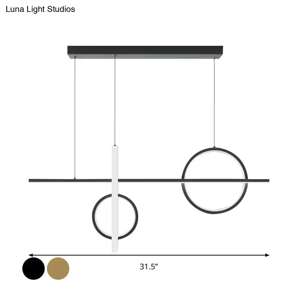 Acrylic Bike Pendant Lighting Nordic LED