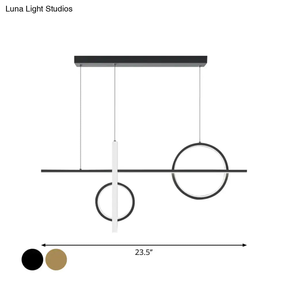 Acrylic Bike Pendant Lighting Nordic LED
