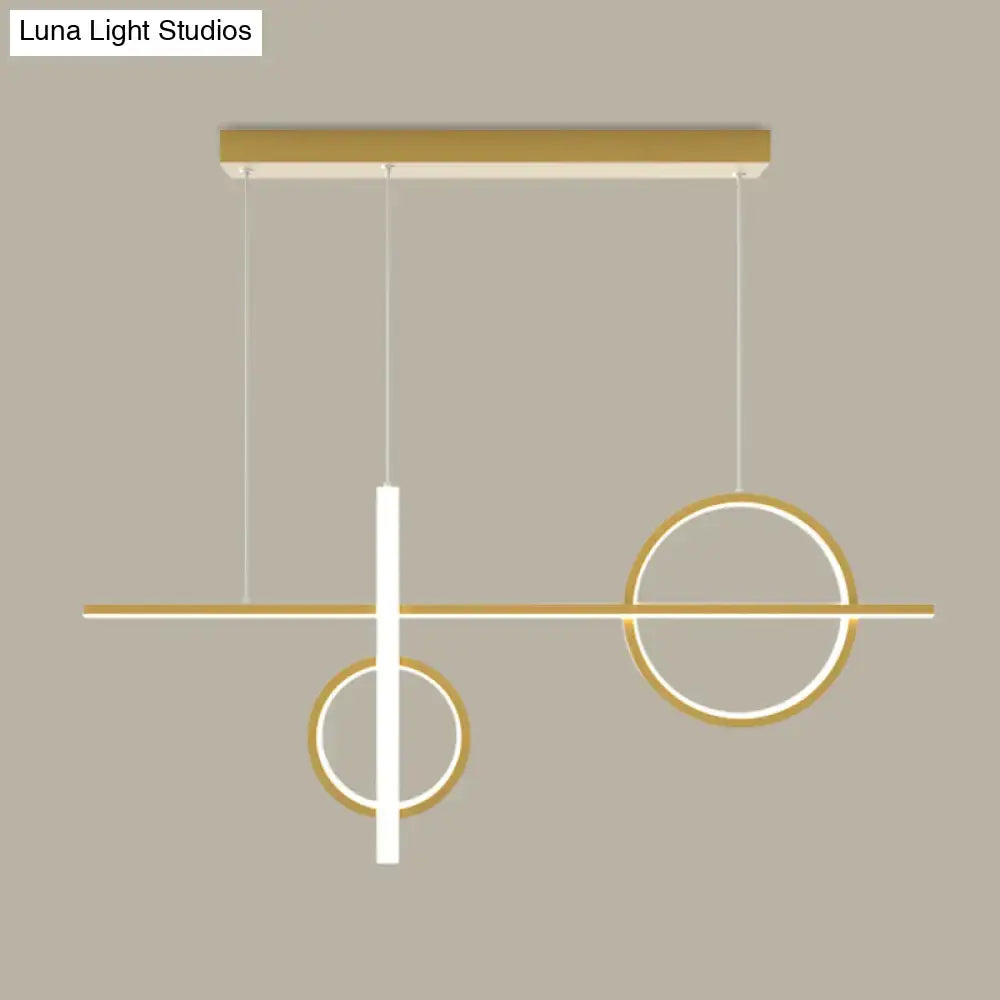 Acrylic Bike Pendant Lighting Nordic LED
