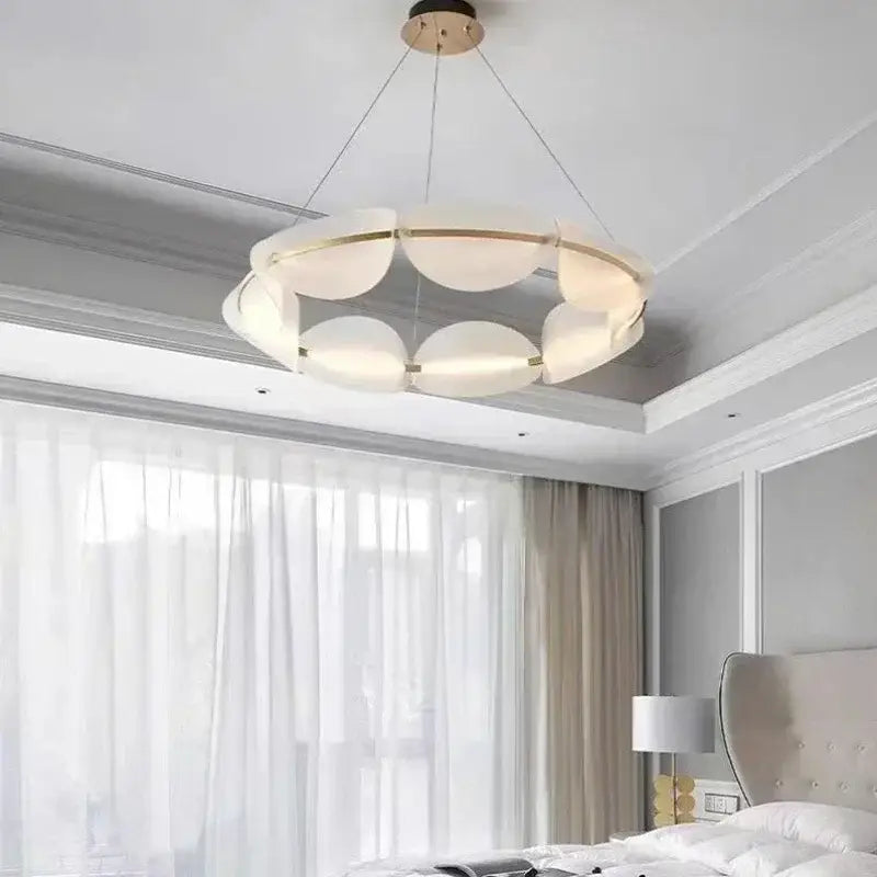 Acrylic Ring Chandelier Dimmable