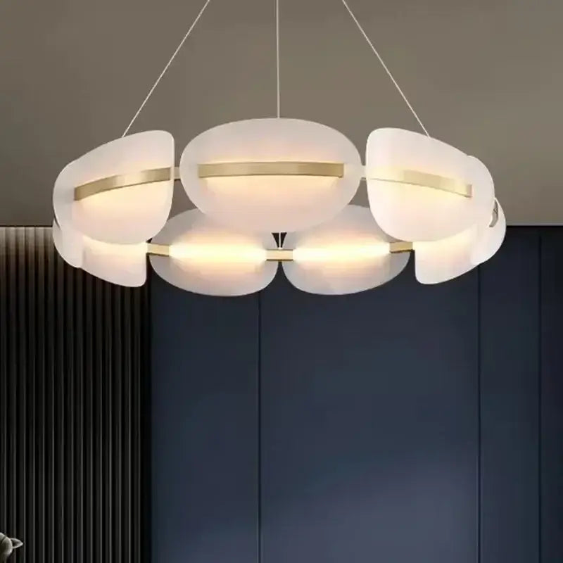 Acrylic Ring Chandelier Dimmable
