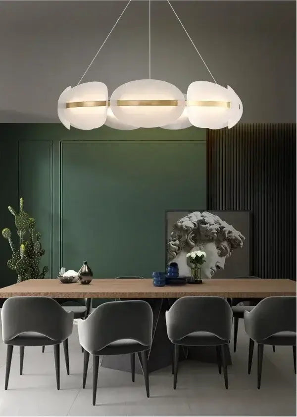 Acrylic Ring Chandelier Dimmable