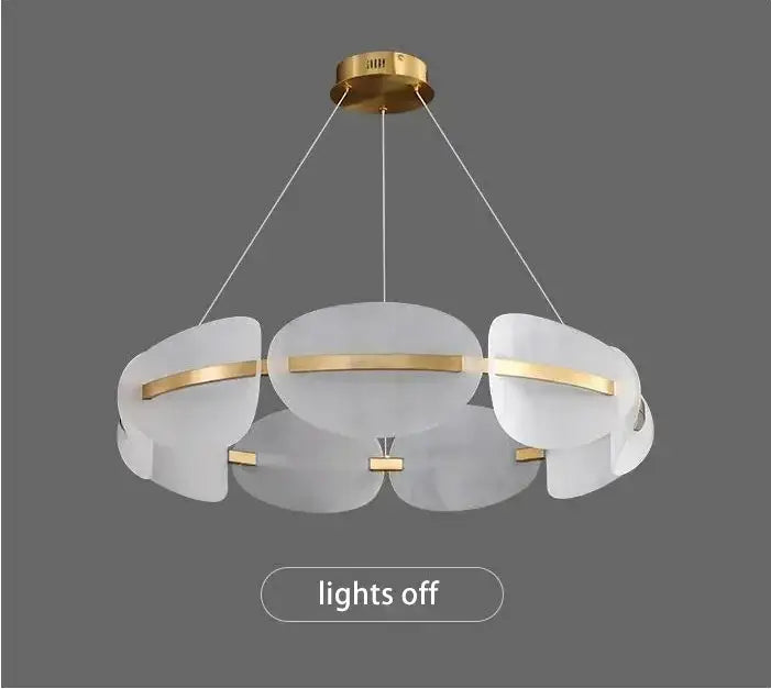Acrylic Ring Chandelier Dimmable