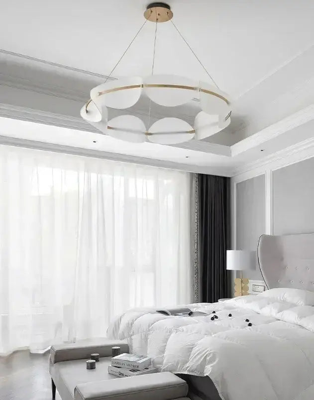 Acrylic Ring Chandelier Dimmable