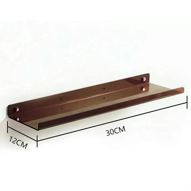 Acrylic Wall Shelf Home Decor Organizer