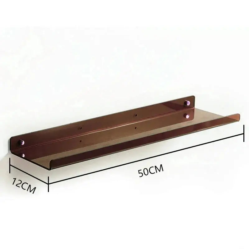 Acrylic Wall Shelf Home Decor Organizer