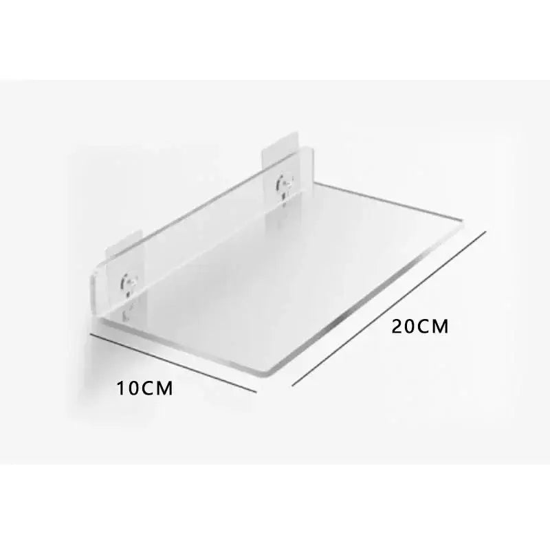 Acrylic Wall Shelf Home Decor Organizer