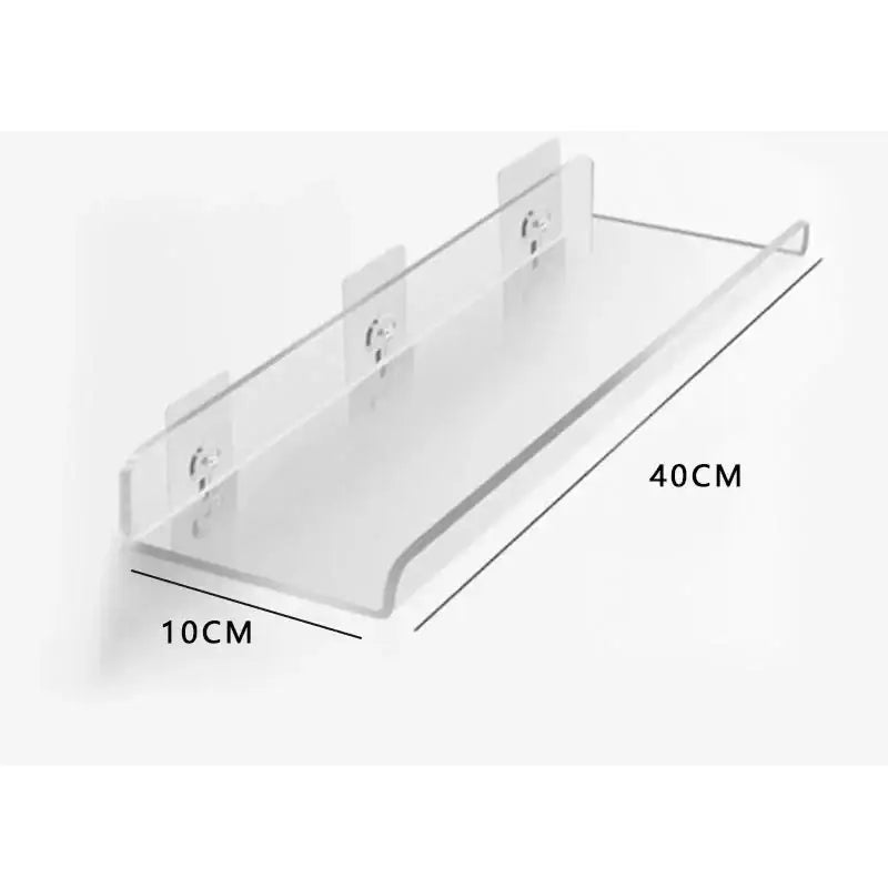 Acrylic Wall Shelf Home Decor Organizer