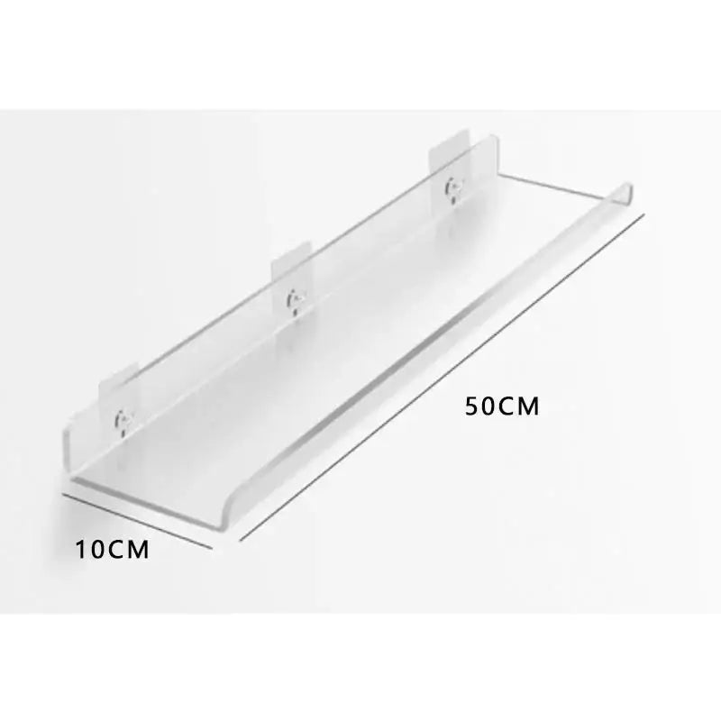 Acrylic Wall Shelf Home Decor Organizer