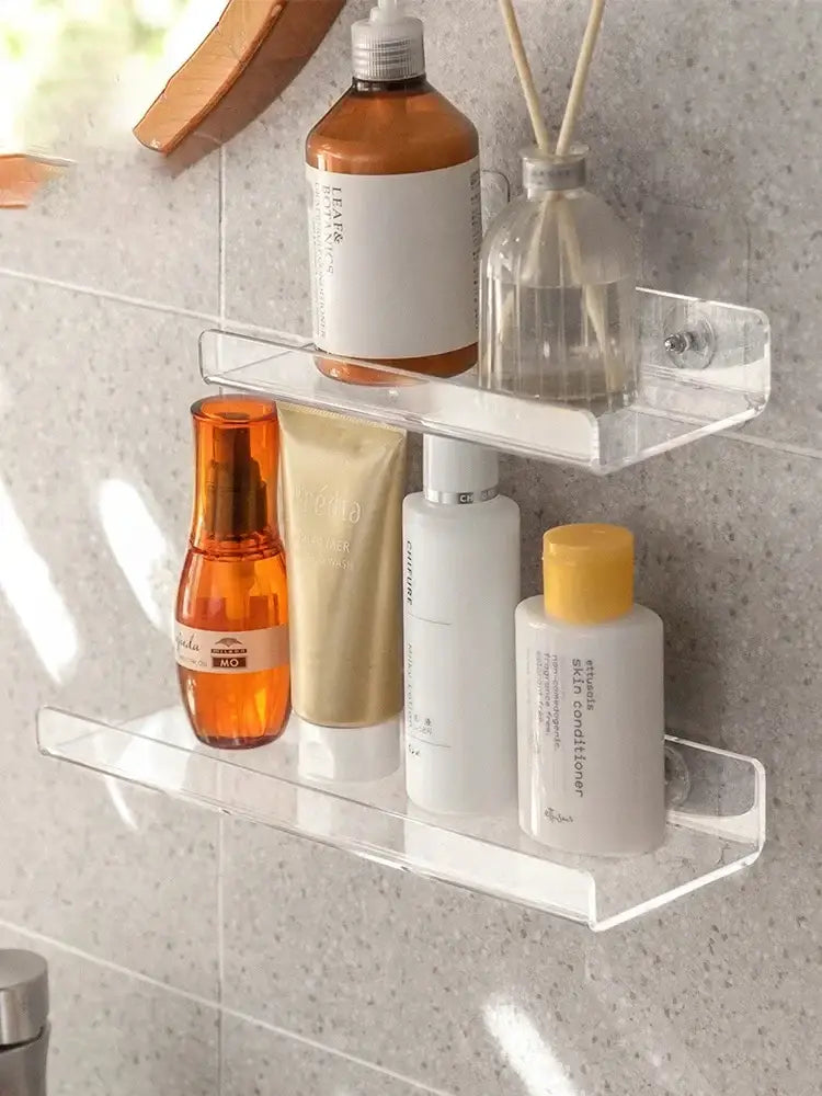 Acrylic Wall Shelf Home Decor Organizer