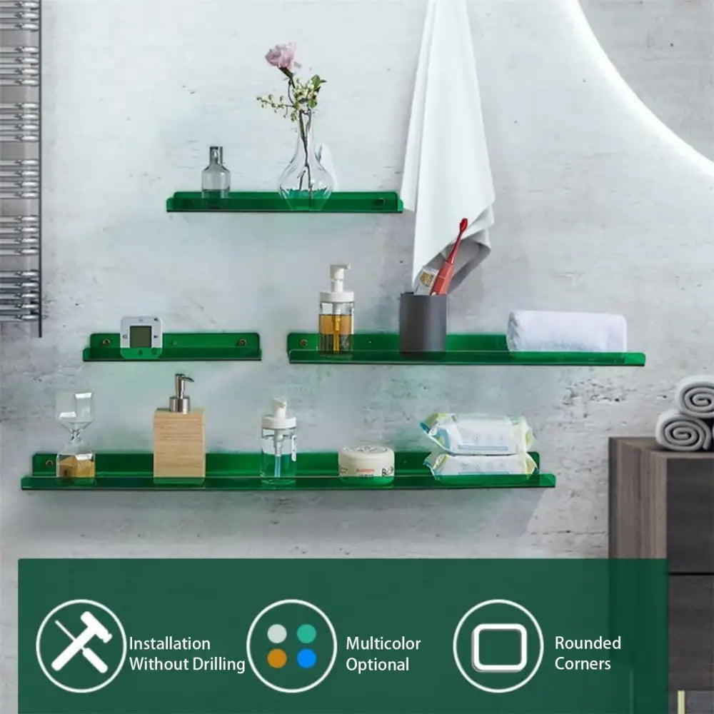 Acrylic Wall Shelf Home Decor Organizer