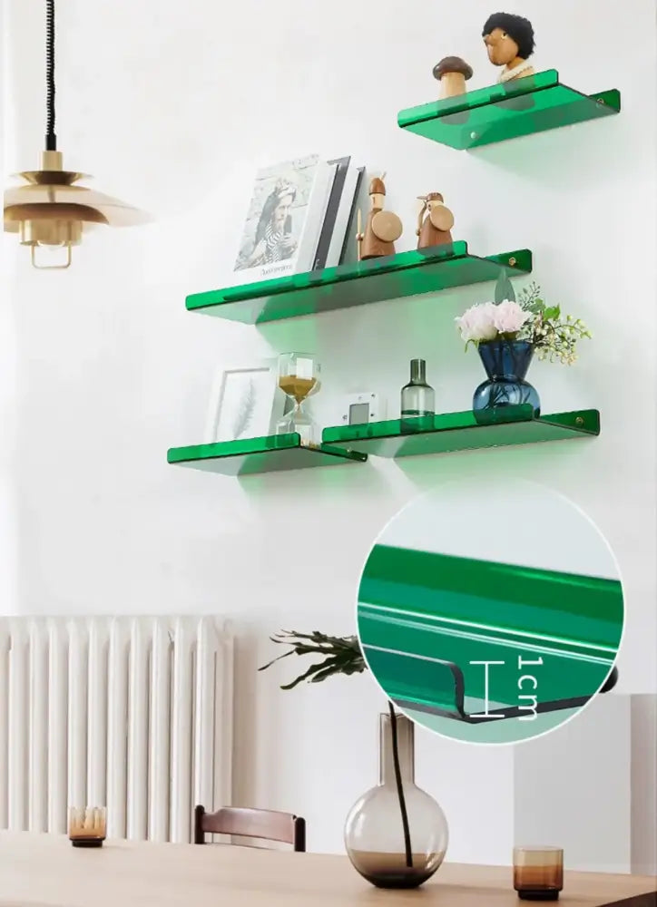 Acrylic Wall Shelf Home Decor Organizer