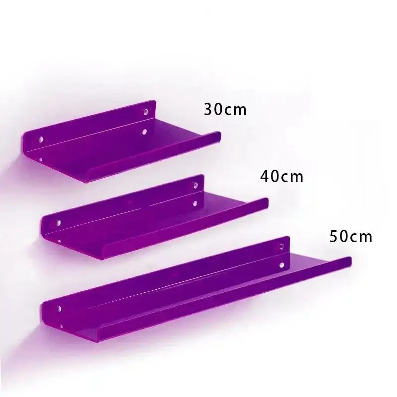 Acrylic Wall Shelf Home Decor Organizer