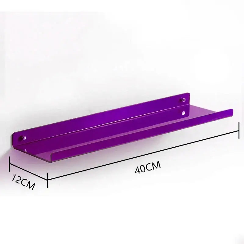 Acrylic Wall Shelf Home Decor Organizer