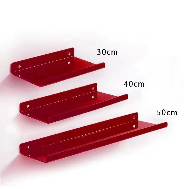 Acrylic Wall Shelf Home Decor Organizer