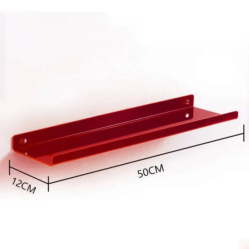 Acrylic Wall Shelf Home Decor Organizer