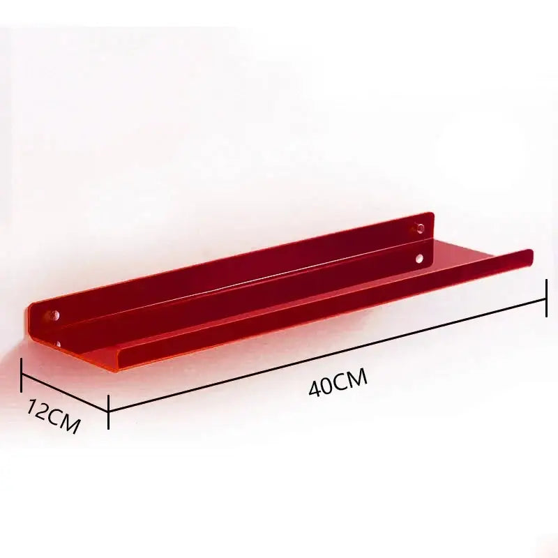 Acrylic Wall Shelf Home Decor Organizer