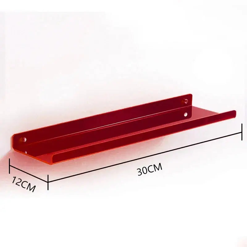 Acrylic Wall Shelf Home Decor Organizer