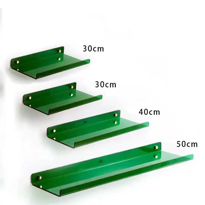 Acrylic Wall Shelf Home Decor Organizer