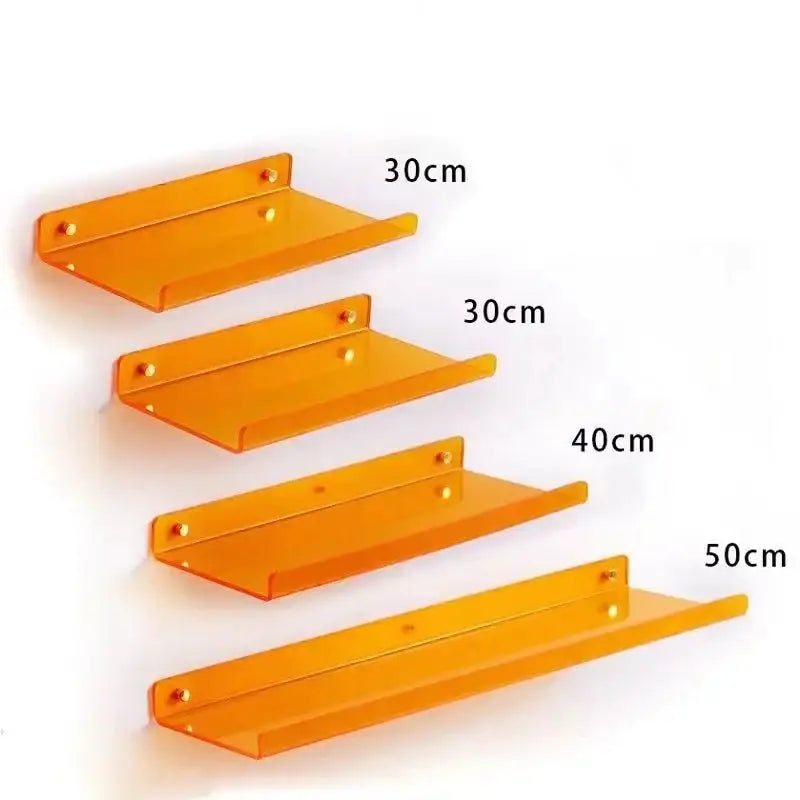 Acrylic Wall Shelf Home Decor Organizer