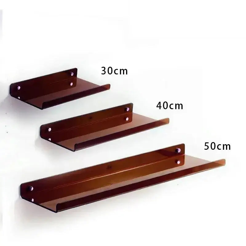 Acrylic Wall Shelf Home Decor Organizer