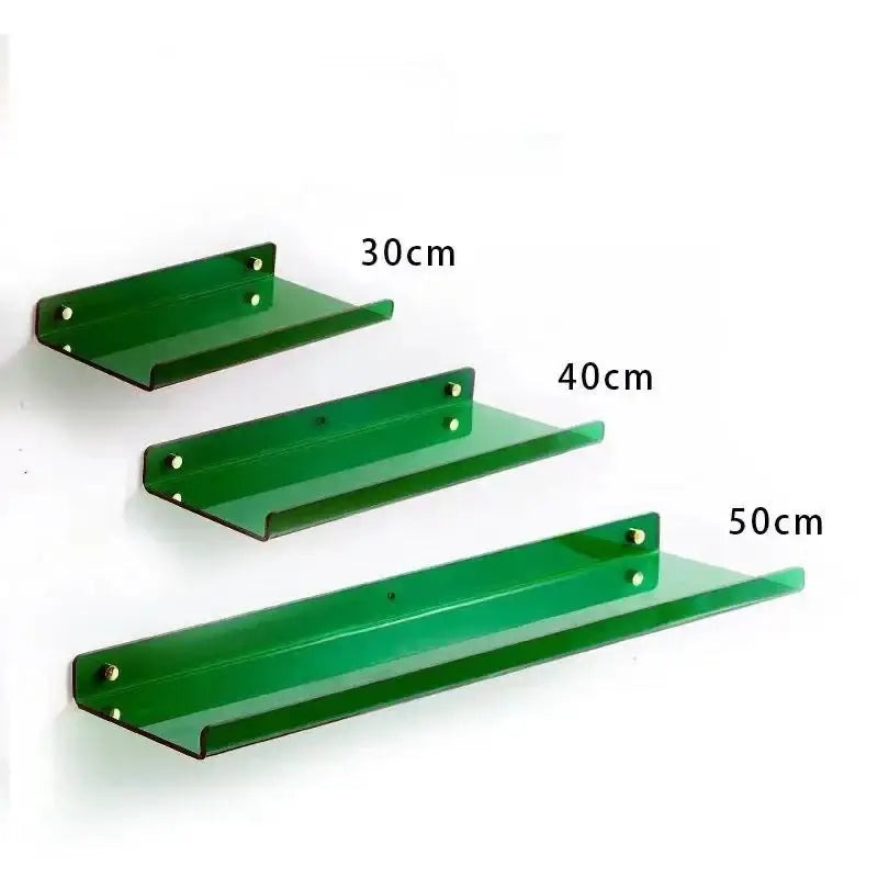 Acrylic Wall Shelf Home Decor Organizer