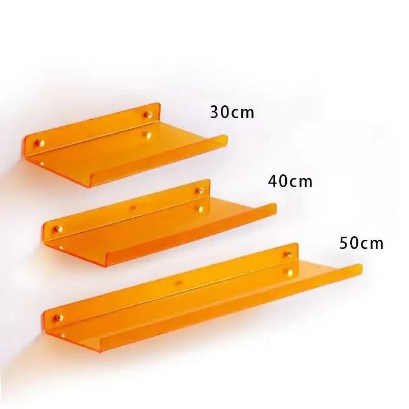 Acrylic Wall Shelf Home Decor Organizer