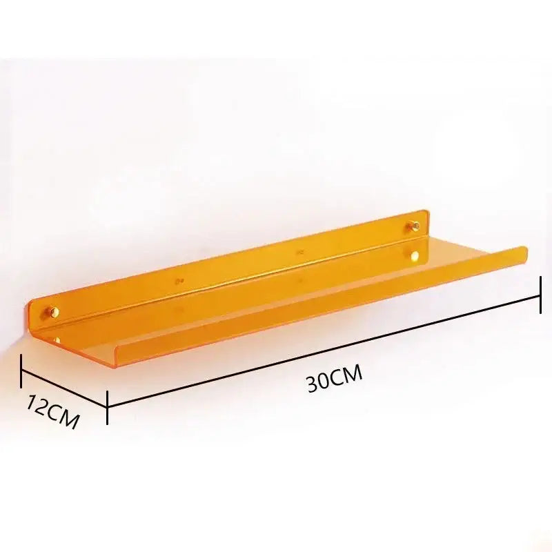 Acrylic Wall Shelf Home Decor Organizer