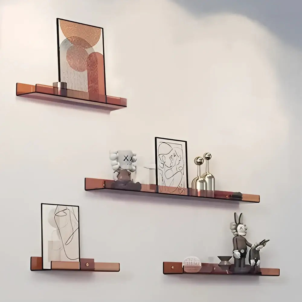 Acrylic Wall Shelf Home Decor Organizer