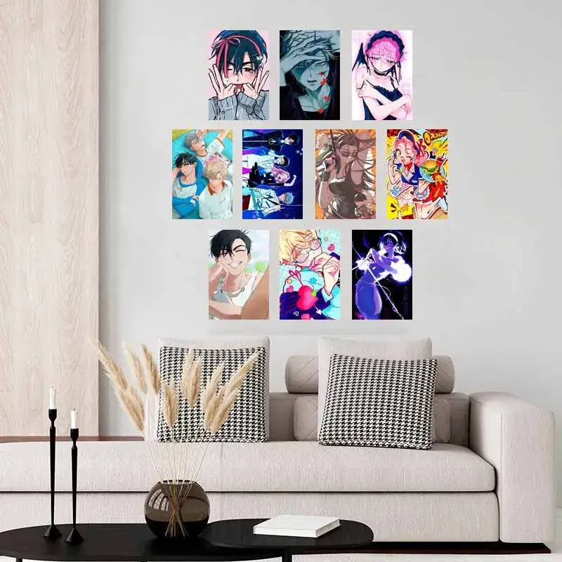 Alien Anime Photo Cards Set