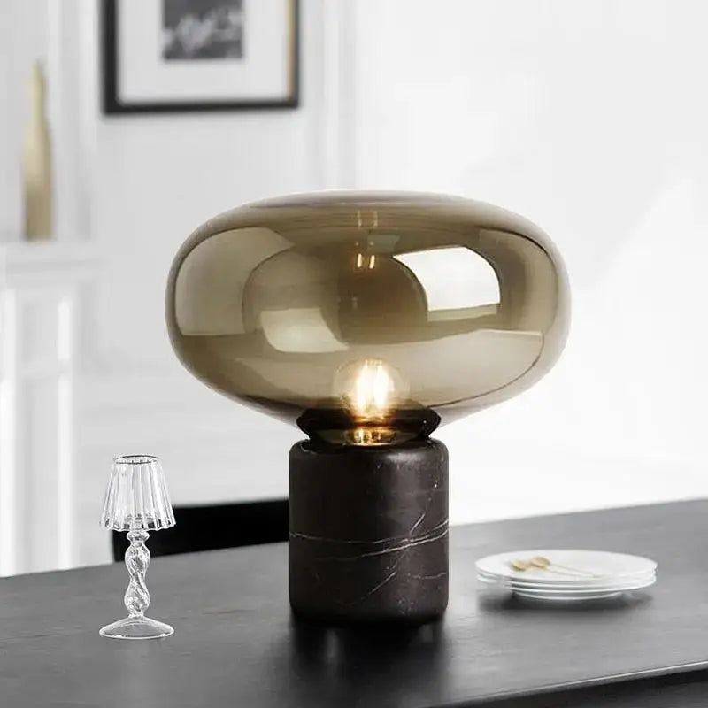 Amber Nordic Table Lamp