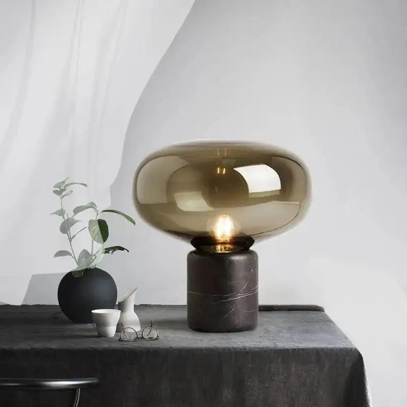 Amber Nordic Table Lamp