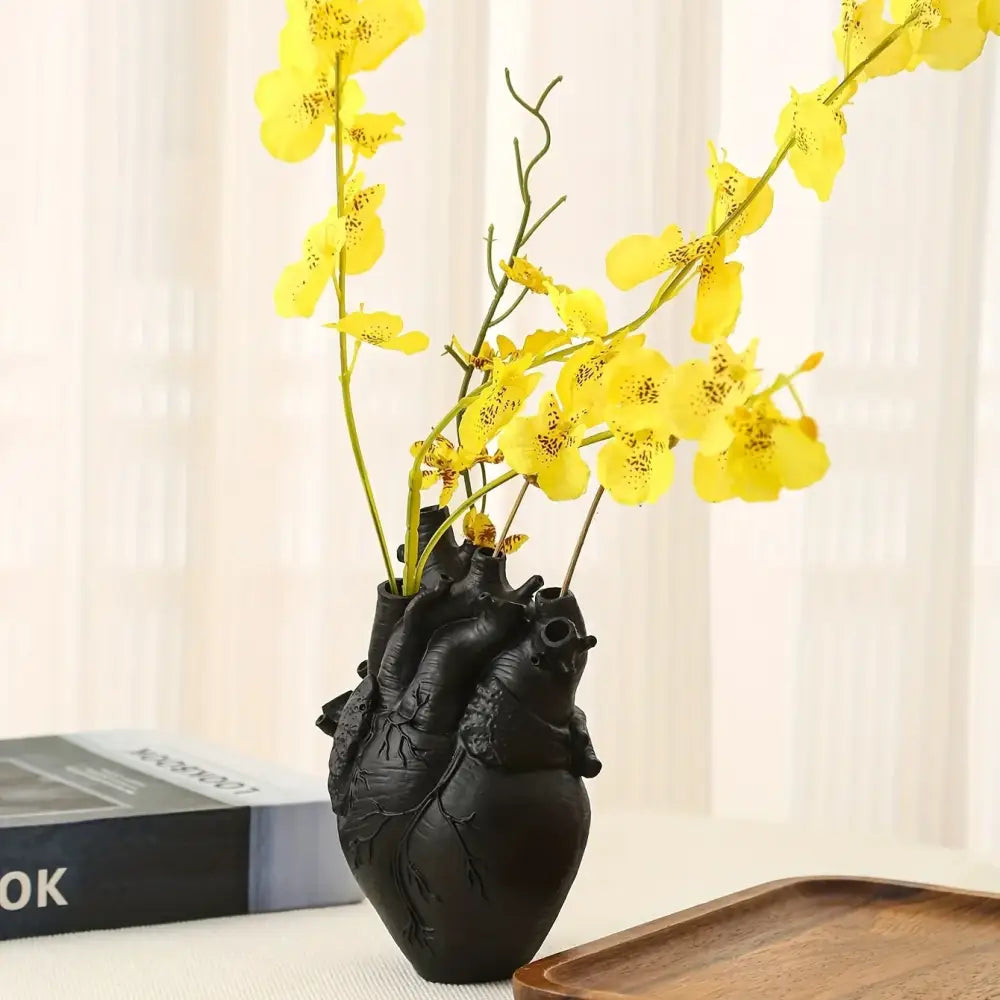 Anatomical Heart Resin Vase Decor