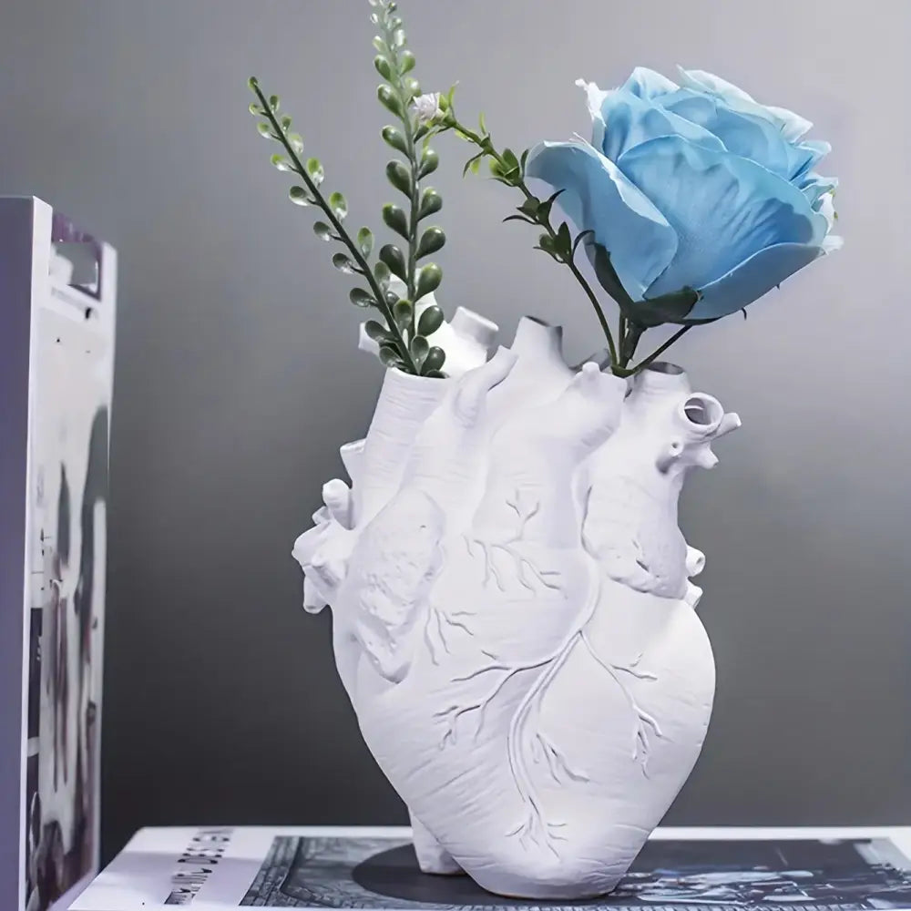 Anatomical Heart Resin Vase Decor