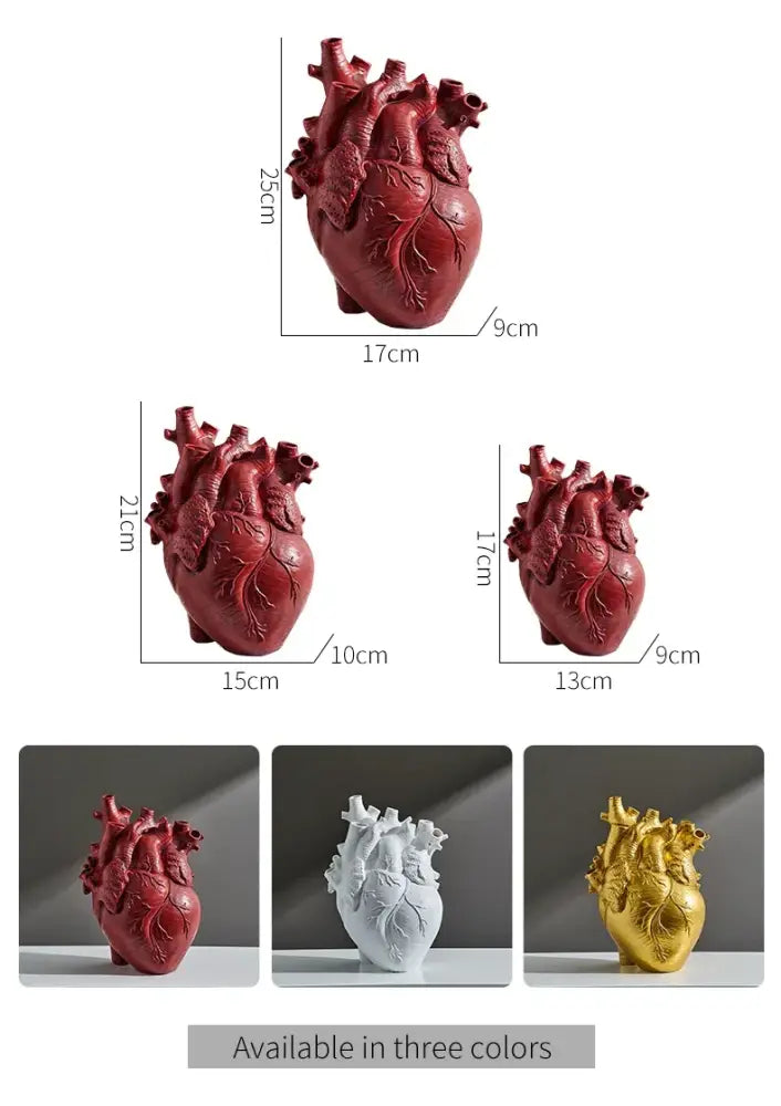 Anatomy Heart Vase Valentine's Gift