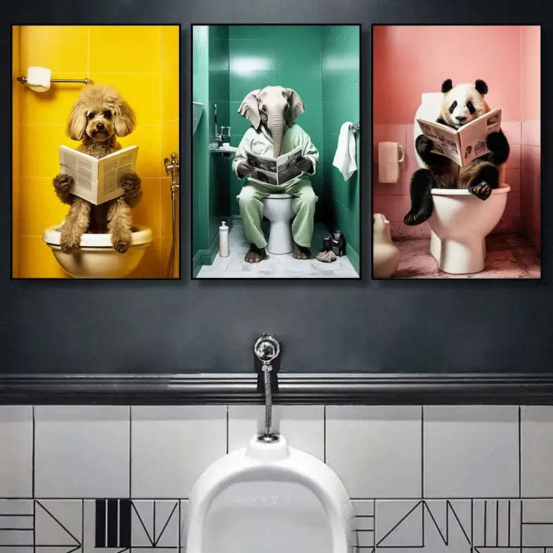 Animal Posters Set Home Decor