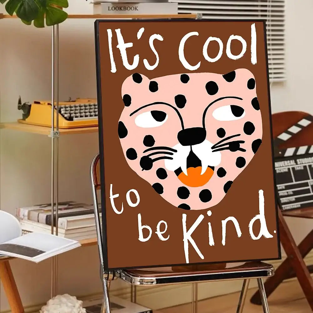 Animal Print Rainbow Wall Posters