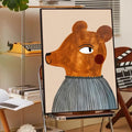 Animal Print Rainbow Wall Posters