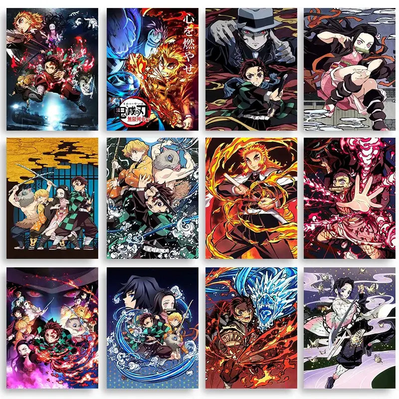 Anime Demon Slayer Canvas Posters