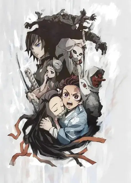 Anime Demon Slayer Canvas Posters