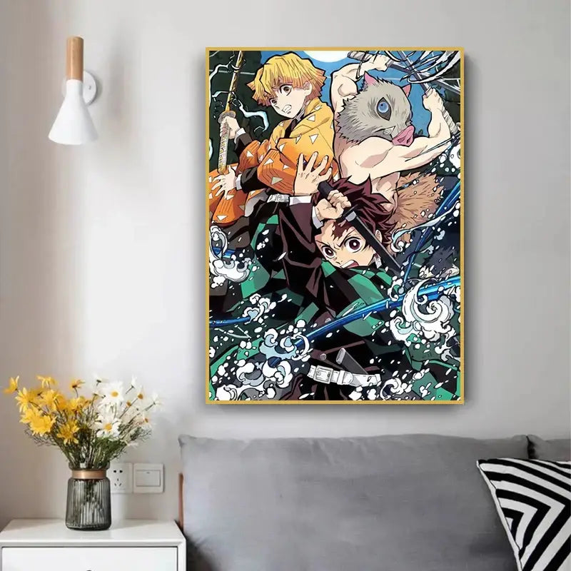 Anime Demon Slayer Canvas Posters